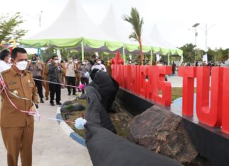 Gubernur Kepri Ansar Ahmad : Resmikan Taman Migas Tun Telani Dompak