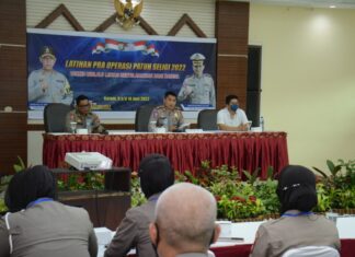 DITLANTAS POLDA KEPRI LAKSANAKAN LATIHAN PRA OPERASI PATUH SELIGI 2022