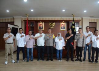 SILATURAHMI KAPOLDA KEPRI BERSAMA IKATAN JURNALIS TELEVISI INDONESIA DAERAH KEPRI DAN BATAM POS
