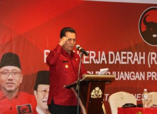 Gubernur Ansar Hadiri Rakerda III PDIP