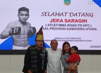 Bertemu Gubsu Edy, Jeka Saragih Minta Jalan di Kampungnya Diperbaiki