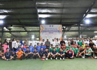 Sekretaris Daerah Provinsi Kepri Adi Prihantara, Tutup Liga Futsal Pekerja Sambut May Day 2023