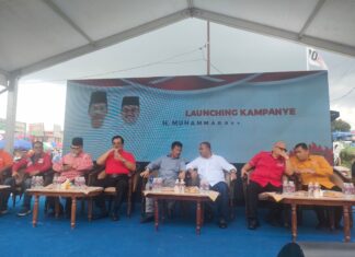 Menyala Abangku, Ribuan Relawan Paslon Rudi – Rafiq Hadiri Lounching Kampanye