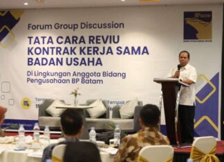 BP Batam Gelar FGD Tata Cara Reviu Kontrak Kerja Sama Badan Usaha