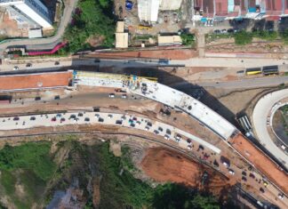 Tak Terganggu Cuaca, Pengerjaan Fly Over Sei Ladi Terus Digesa