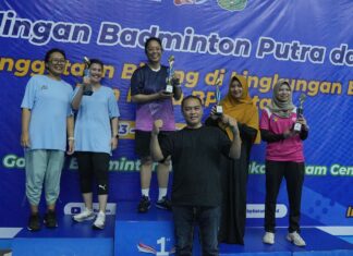 Pertandingan Badminton Dalam Rangka Hari Bakti BP Batam ke-53 Tahun Resmi Berakhir