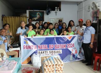 Momen Perayaan Natal 2024, Persekutuan Doa BP Batam Gelar Bakti Sosial dan Kunjungan Kasih