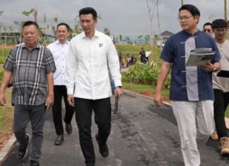 Deputi Bidang Infrastruktur BP Batam Tinjau Pekerjaan Drainase di Kawasan Bengkong