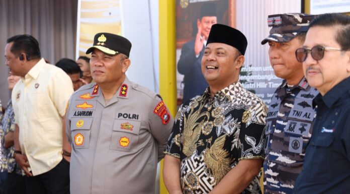 KAPOLDA KEPRI IRJEN POL ASEP SAFRUDIN HADIRI PERESMIAN PABRIK PT STANIA DI BATAM