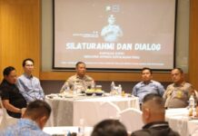 KAPOLDA KEPRI GELAR SILATURAHMI DAN DIALOG BERSAMA PENGURUS APINDO KEPRI TAHUN 2025