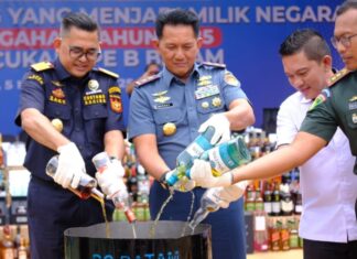 Bea Cukai Batam Musnahkan 136 Ton Barang yang Menjadi Milik Negara (BMMN)