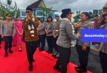 Acara Perpisahan Kapolres Bintan, AKBP Yunita Stevani Resmi Bertugas ke Karimun