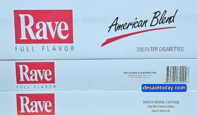Rokok Rave American Blend Tanpa Pita Cukai Beredar di Kepri